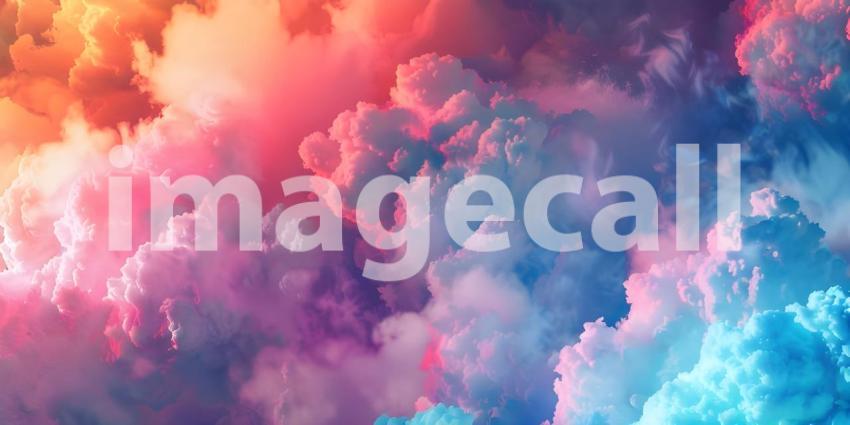 Colorful Clouds Background - Ai Generated