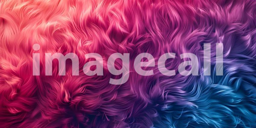 Colorful fur texture pattern background - Ai Generated