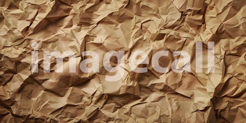 Crumpled paper texture background - Ai Generated