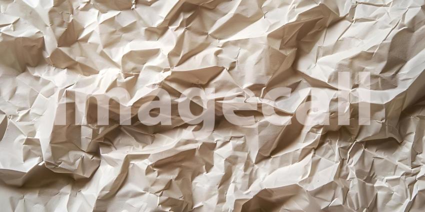 Crumpled paper texture background - Ai Generated
