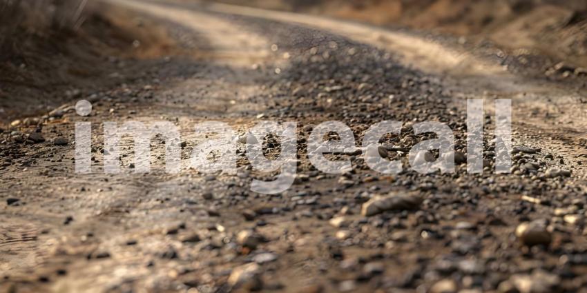 Dirt road texture background - Ai Generated