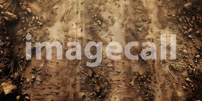 Dirt road texture background - Ai Generated