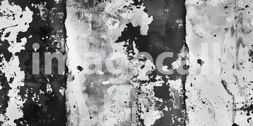 Grunge Texture Background Black and White - Ai Generated