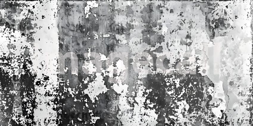 Grunge Texture Background Black and White - Ai Generated