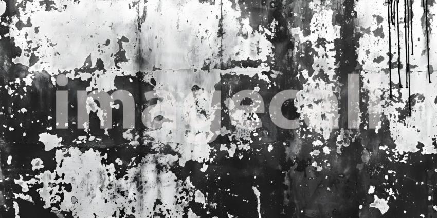 Grunge Texture Background Black and White - Ai Generated