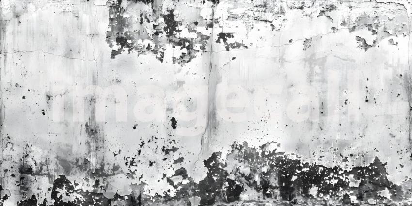 Grunge Texture Background Black and White - Ai Generated