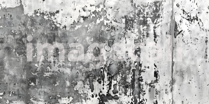 Grunge Texture Background Black and White - Ai Generated