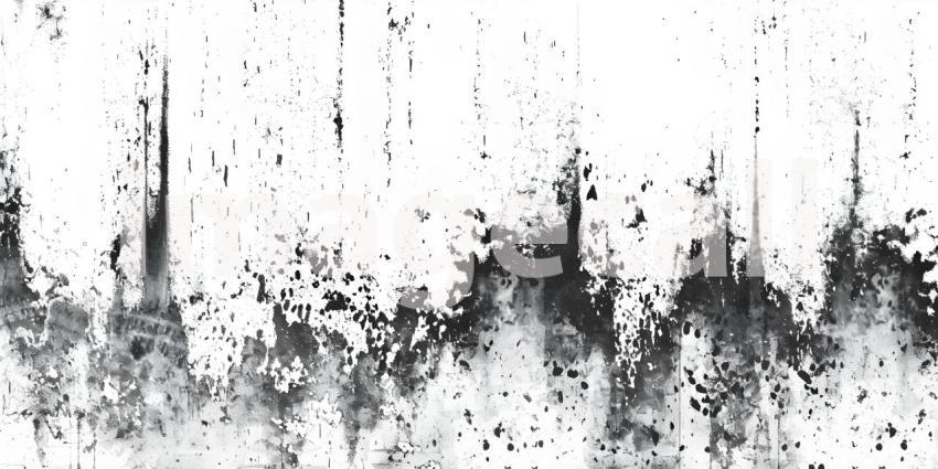 Grunge Texture Background Black and White - Ai Generated