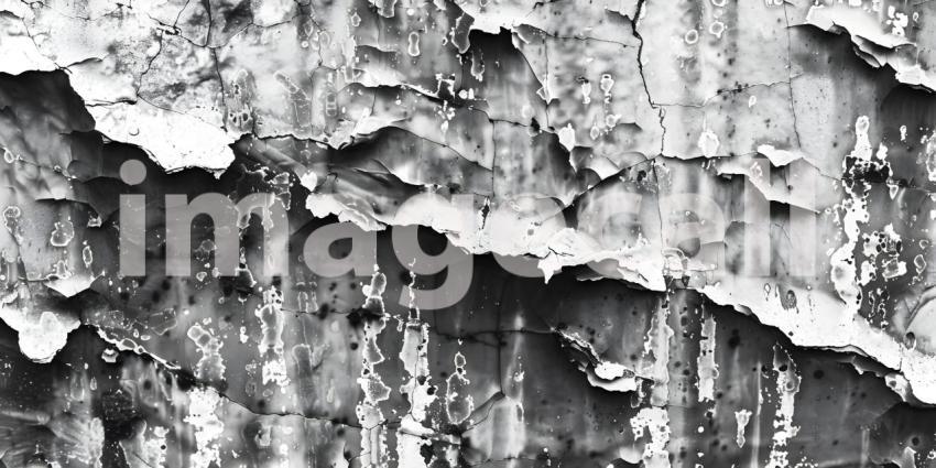 Grunge Texture Background Black and White - Ai Generated
