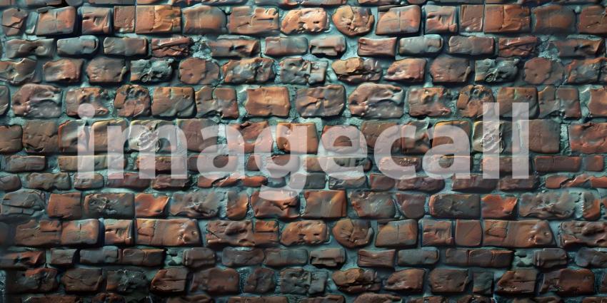 Luxury Brick Wall Background - Ai Generated