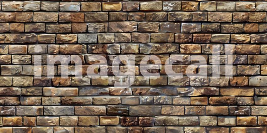 Luxury Brick Wall Background - Ai Generated