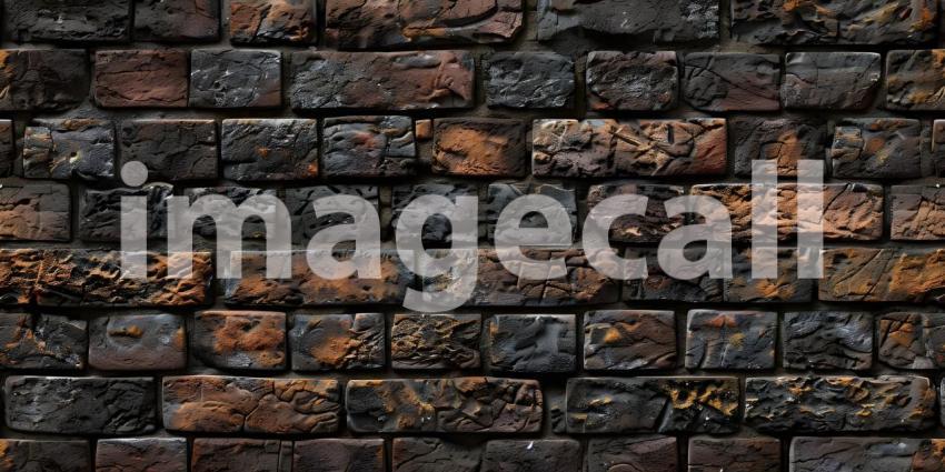 Luxury Brick Wall Background - Ai Generated