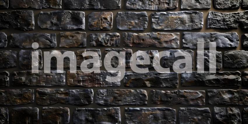 Luxury Brick Wall Background - Ai Generated