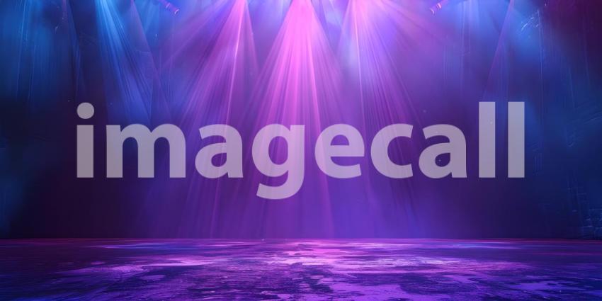 Stage light background with spotlight illuminated the stage background - Ai Generated