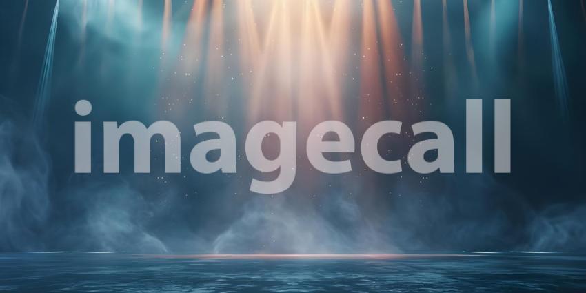 Theater stage light background background - Ai Generated