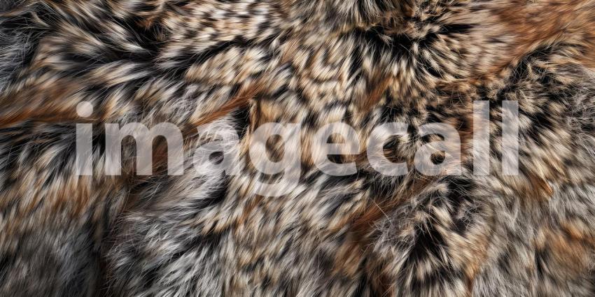 Rabbit Fur texture background - Ai Generated