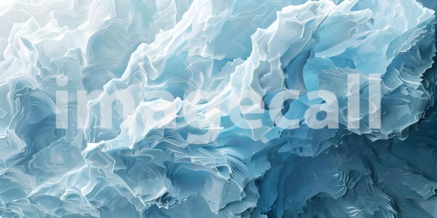 Ice texture from ice cave background - Ai Generated