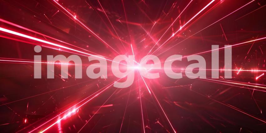 Laser beam rays background - Ai Generated