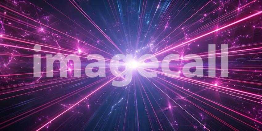 Laser beam rays background - Ai Generated