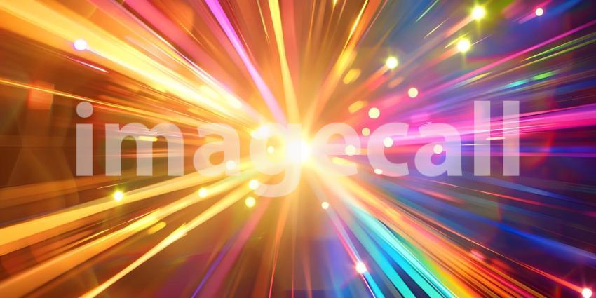 Laser beam rays background - Ai Generated