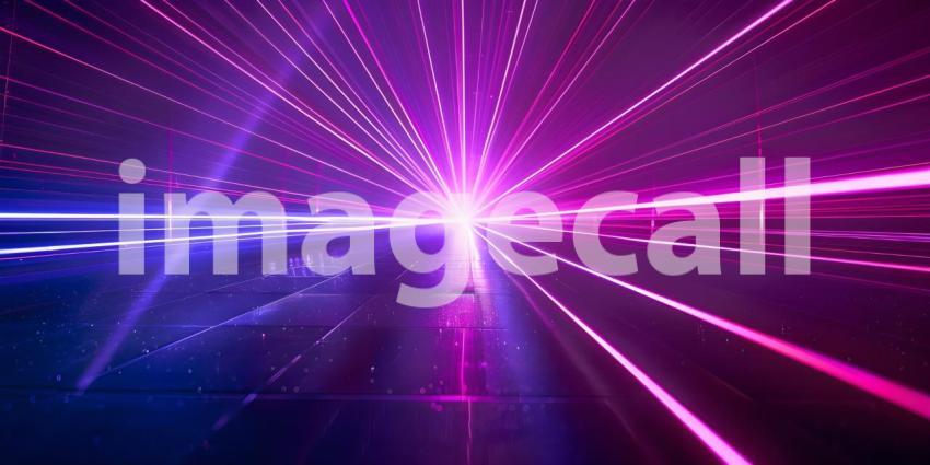 Laser beam rays background - Ai Generated