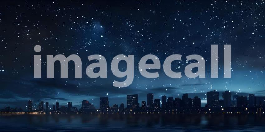 Night Skyline background - Ai Generated