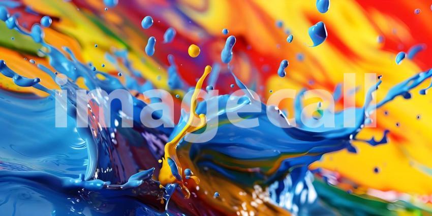 Paint splashes background - Ai Generated