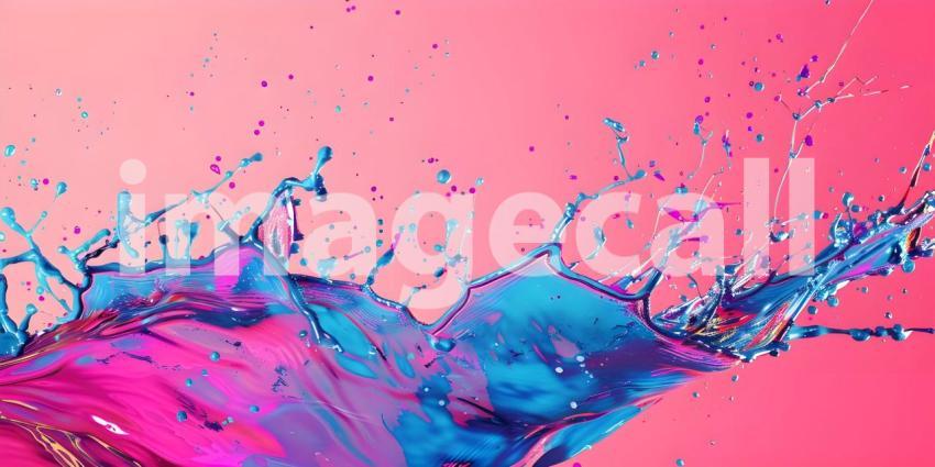 Paint splashes background - Ai Generated