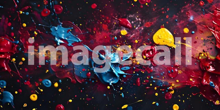 Paint splashes background - Ai Generated