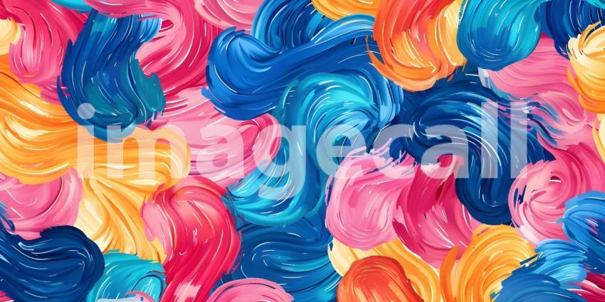 Scribble print seamless pattern background - Ai Generated