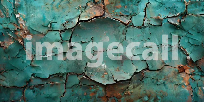 Solid Color cracks grunge texture background - Ai Generated