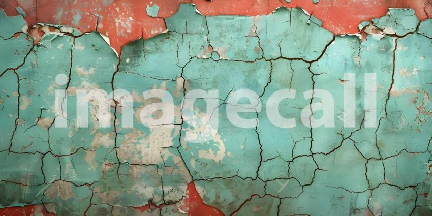Solid Color cracks grunge texture background - Ai Generated
