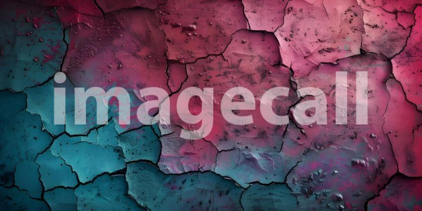 Solid Color cracks grunge texture background - Ai Generated