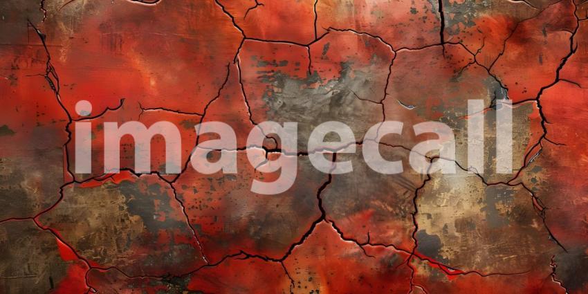 Solid Color cracks grunge texture background - Ai Generated