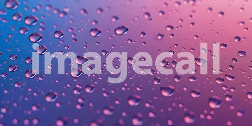 Water droplets on solid background - Ai Generated