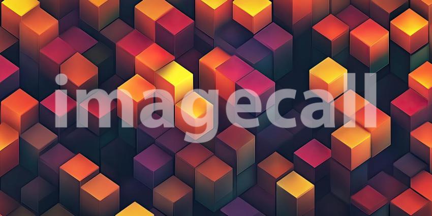 Stunning 3D Cube Background Abstract Art Texture