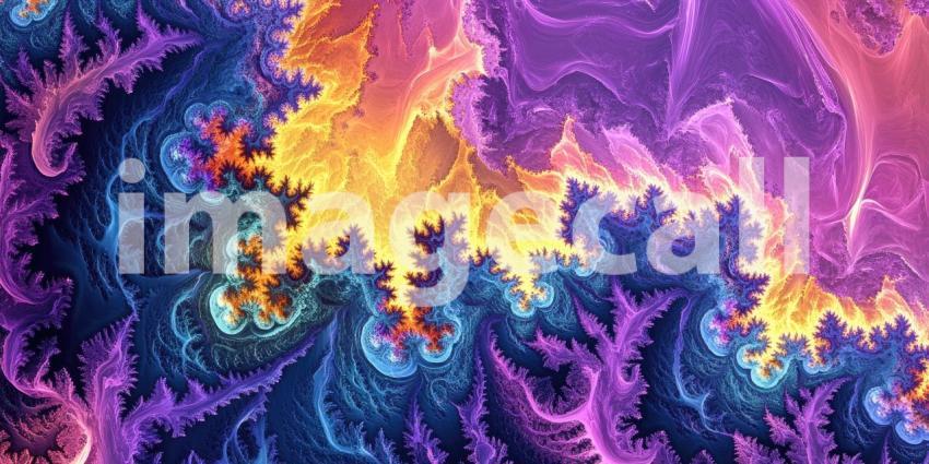 Vibrant Cosmic Nebula A Stunning Display of Color and Texture