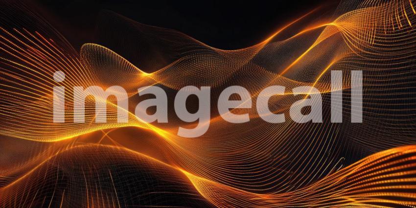 Abstract Golden Particle Waves Background