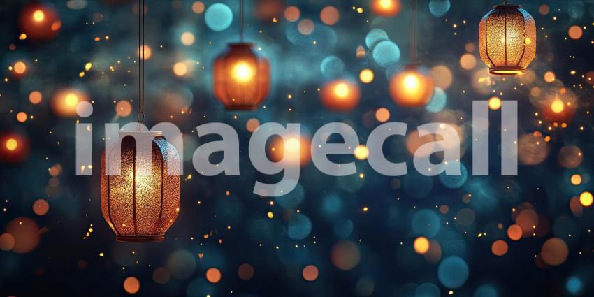 Magical Glowing Lanterns  Bokeh Lights