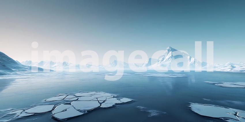 Arctic Icebergs Stunning Glacial Landscape Photography
