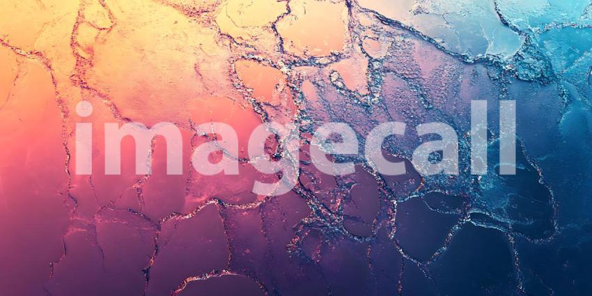 Vibrant Colorful Abstract Background with Water Droplets