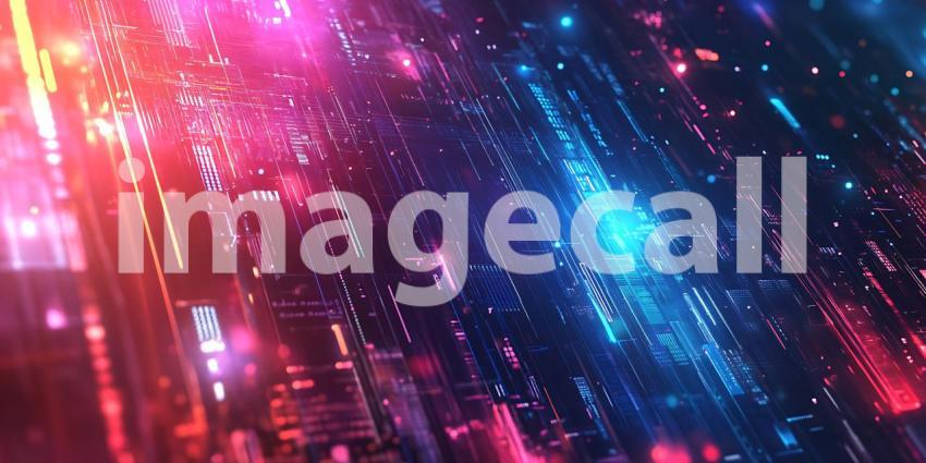 Vibrant Nebula Background Pink Blue and Purple Cosmic Textures