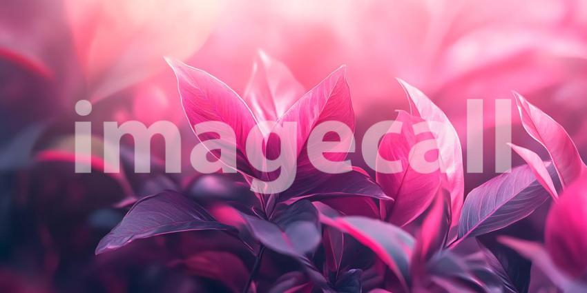 Pink Flowers Dew Drops Nature Photography Background