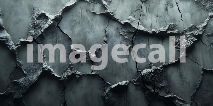 Dark Gray Cracked Texture Abstract Background Image