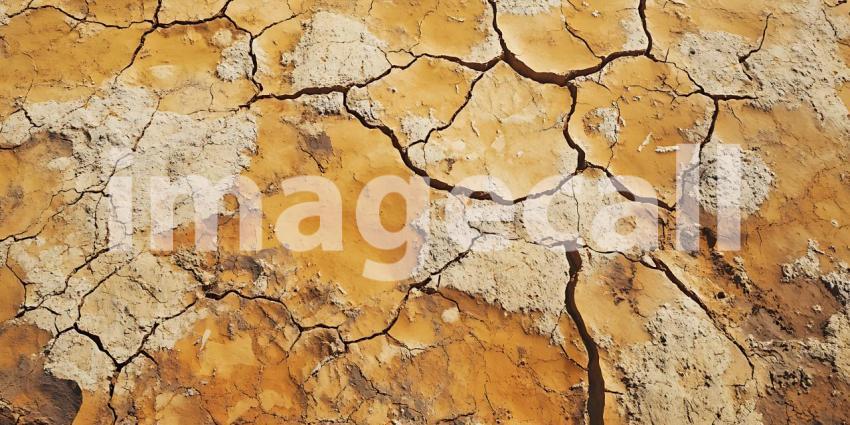 Cracked Earth Texture Background Dry Soil Drought Desert Landsca