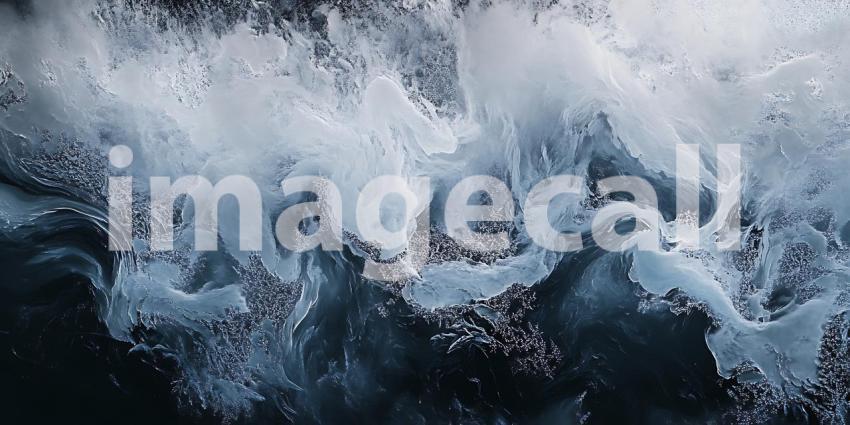 Ocean Wave Texture White Water Foam Background