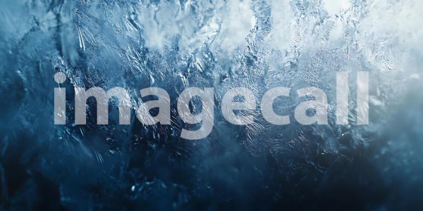 Stunning Blue Abstract Background with Bubbles