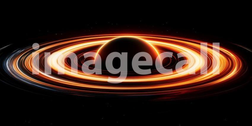 Stunning Space Nebula Cosmic Rings and Glowing Gas