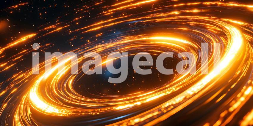 Stunning Fiery Galaxy Cosmic Nebula Background Image