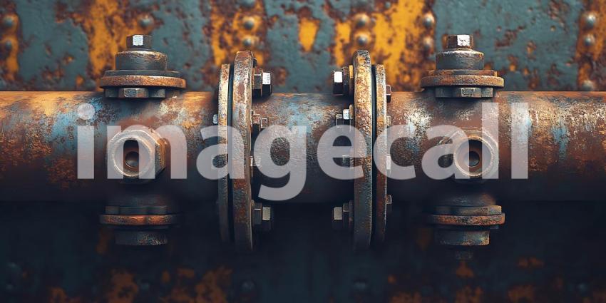 Rusty Metal Texture Industrial Background Image